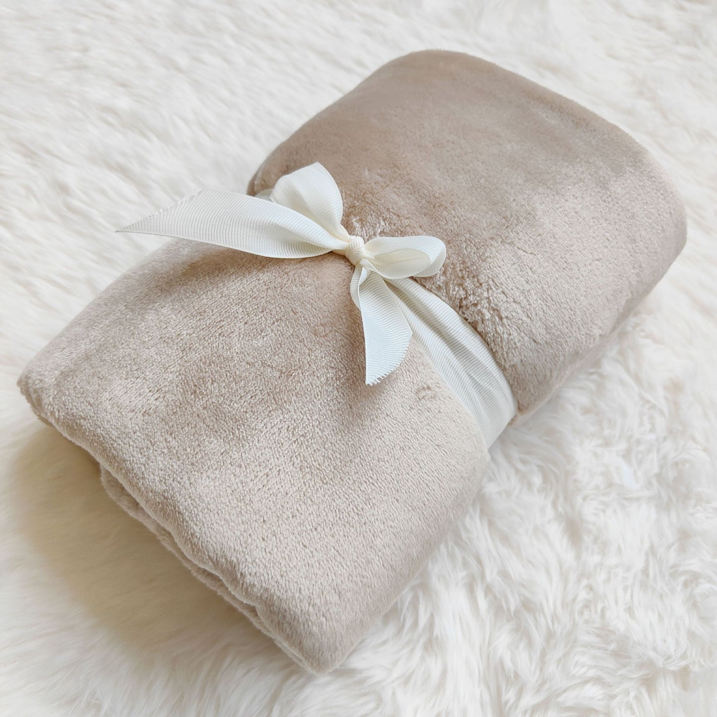 Couverture bébé Maternitys 70x100 cm en coton doux beige