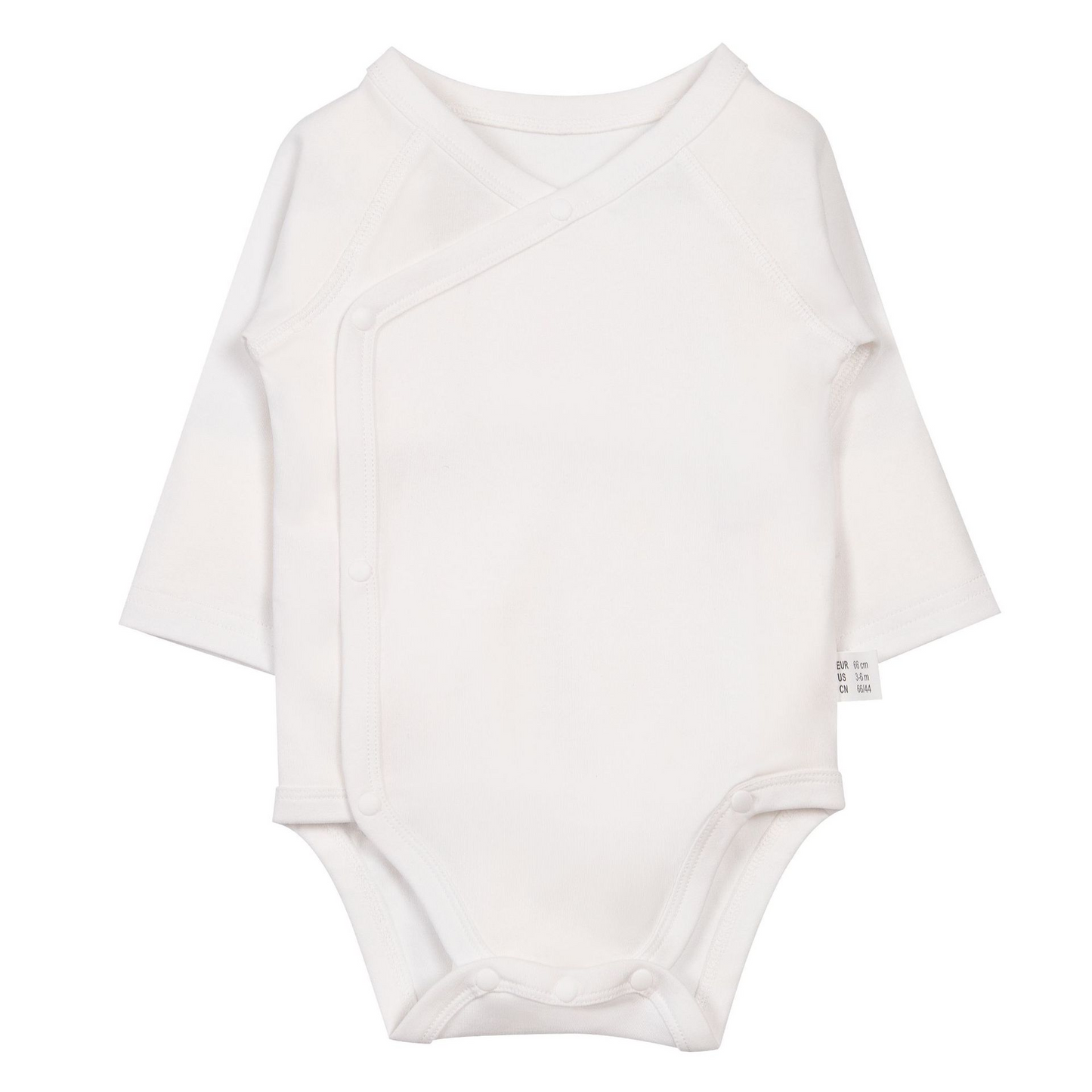 Body croisé bébé blanc Maternitys manches longues 0-3 mois en coton