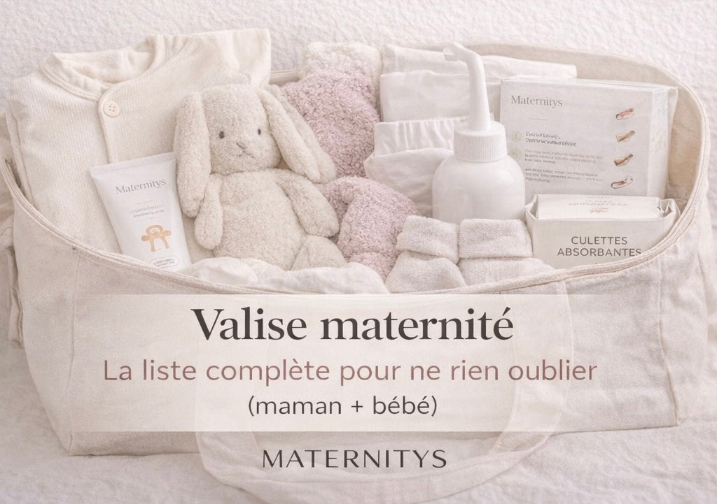 Valise maternité : la liste complète pour partir sereine (maman + bébé)