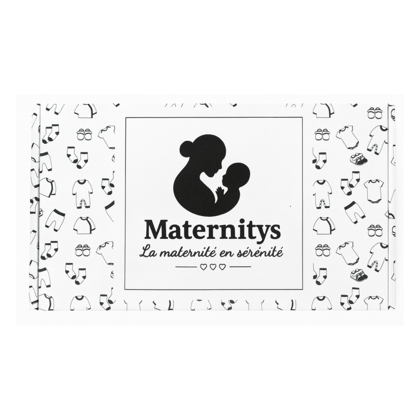 Boîte cadeau naissance bébé  essentiel Maternitys 