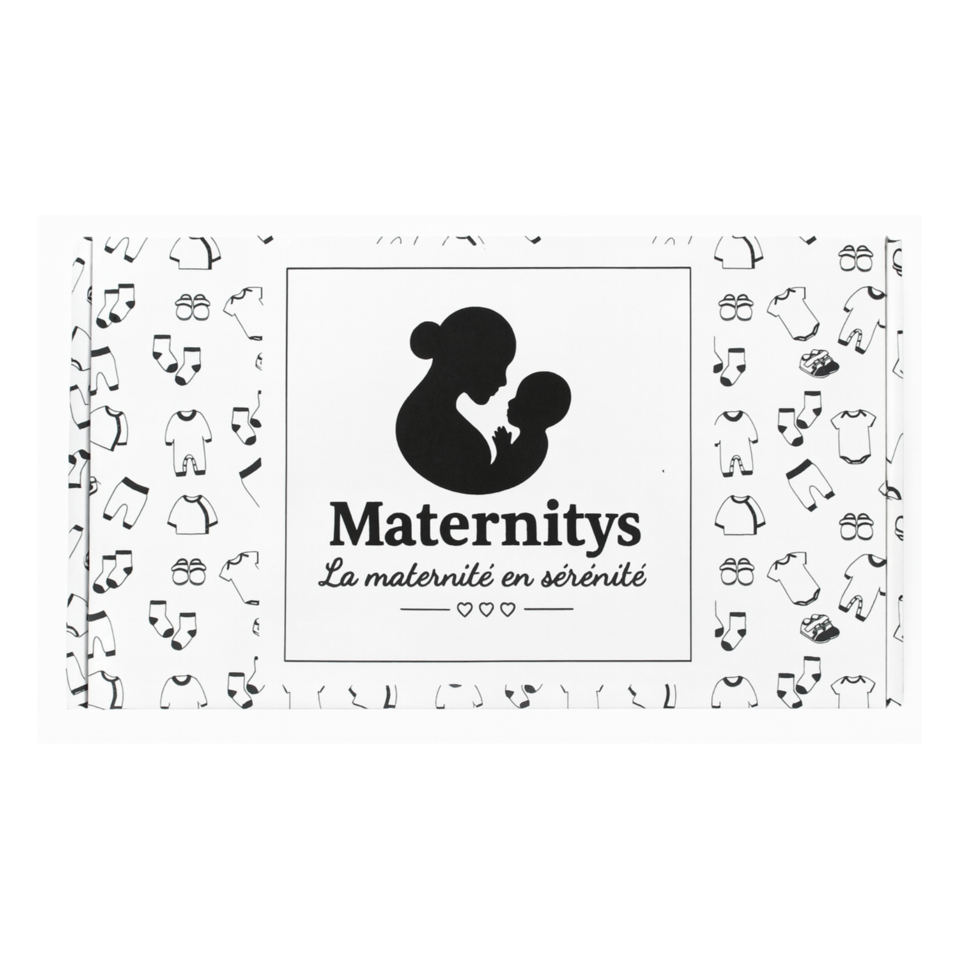 Boîte cadeau naissance bébé  essentiel Maternitys 