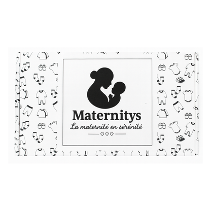 Boîte cadeau naissance bébé  essentiel Maternitys 